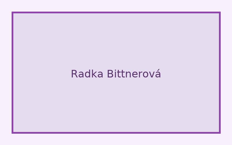 MDDr. Radka Bittnerová