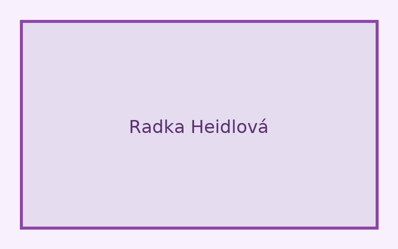 Radka Heidlová